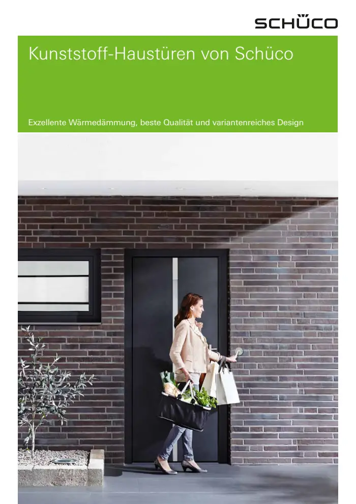 Cover of Schueco uPVC entrance doors