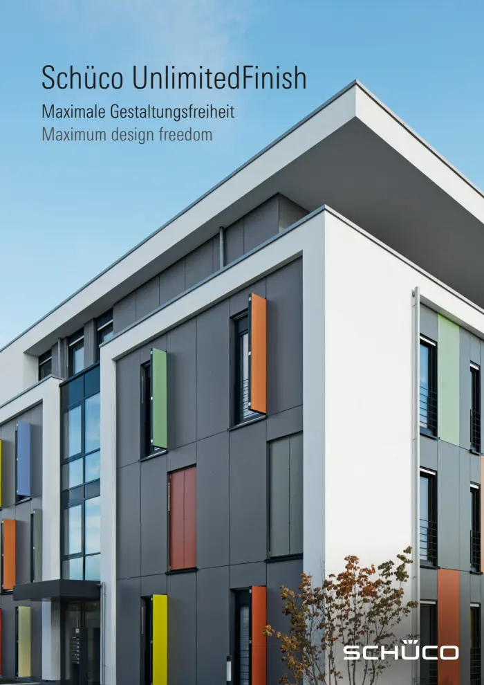 Cover of Schueco UnlimitedFinish colour range