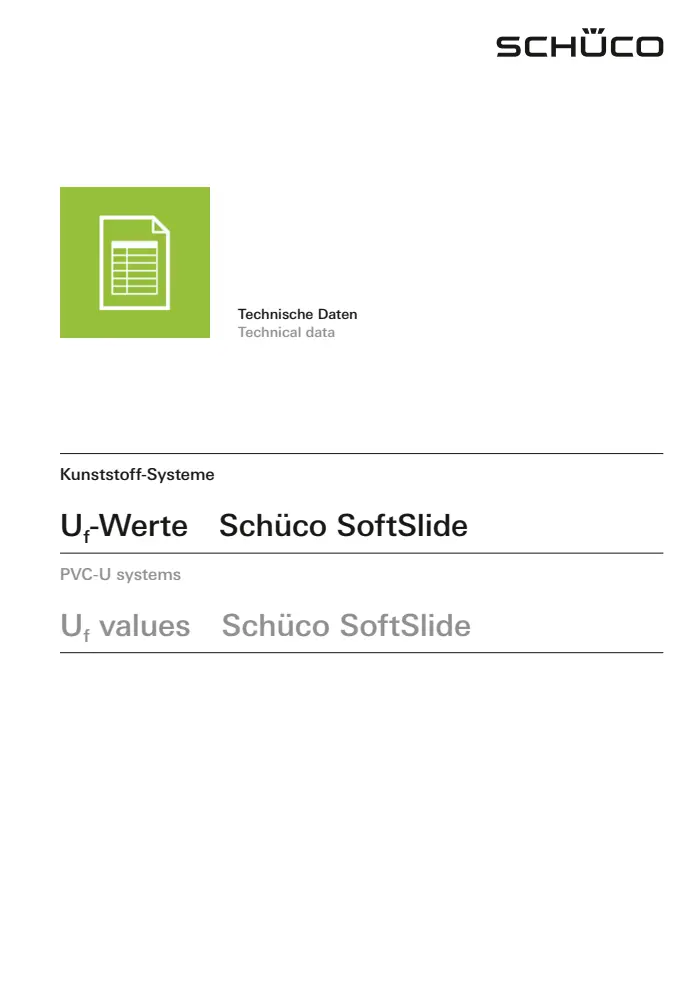 Cover of SoftSlide Uf value tables