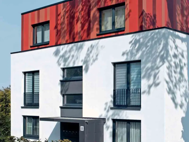Apartment building with Schueco CT 70 windows